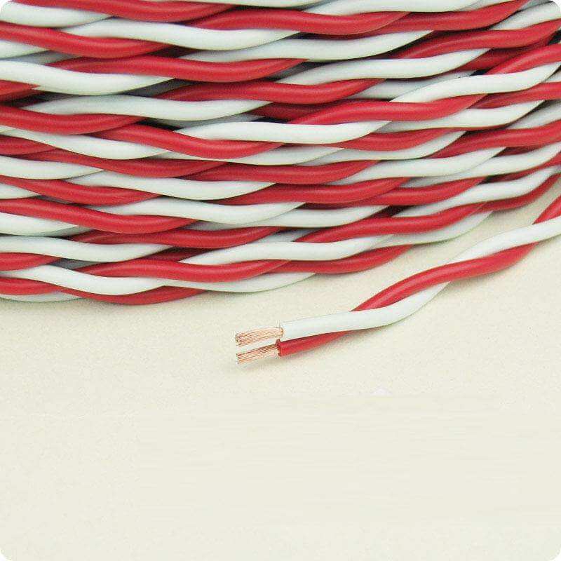 China 2-adriges 0,5-mm-Paar Twisted RVS 2X0,5 Feuerfeste PVC-isolierte flexible Drahtkabel Preis