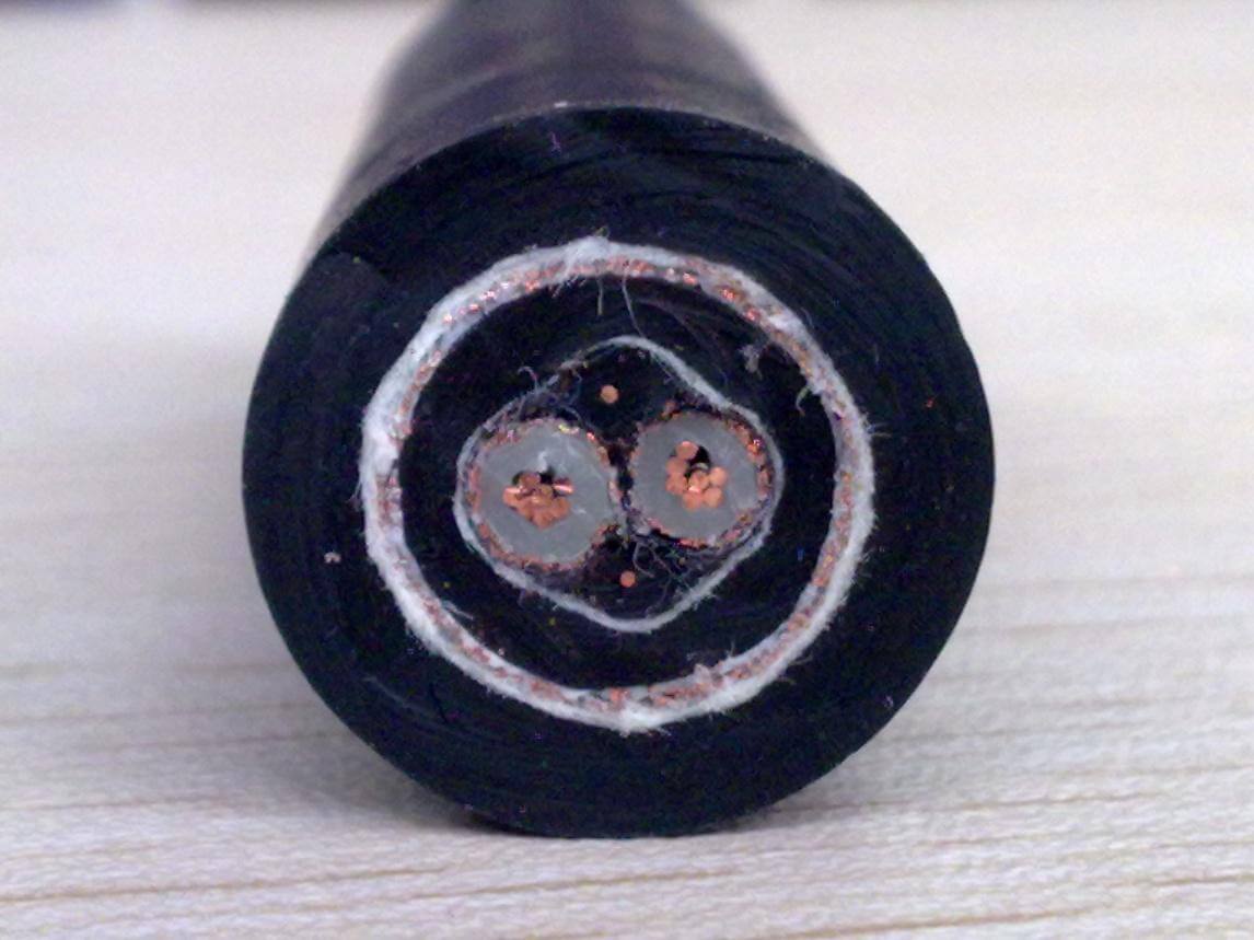 600/1000 V Niederspannung 2-adrig 1,5 mm2 2,0 mm 2,5 mm2 4 mm2 6 mm² Kupfer-XLPE-isoliertes elektrisches PVC-ummanteltes Stromkabel für den Außenbereich
